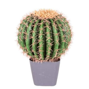 Yapay Kaktüs, Yuvarlak Saksılı - 35 cm