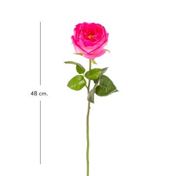 Yapay Çiçek Islak Dokulu Şakayık Fuşya 48 Cm.