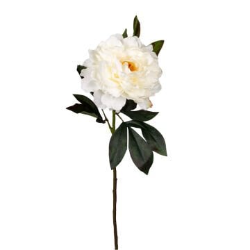 Yapay Çiçek, Şakayık, Beyaz - 65 cm