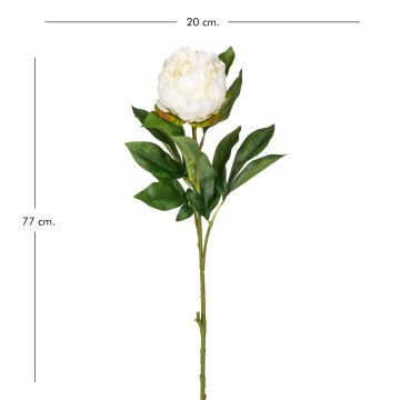 Yapay Çiçek Şakayık Beyaz 77 Cm.
