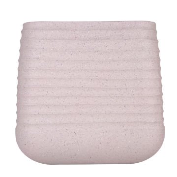 Kare İç ve Dış Mekan Plastik Saksı Bej Büyük Boy 50,5x50,5x49 Cm.