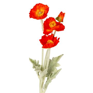 Yapay Çiçek Gelincik Turuncu 58 Cm.