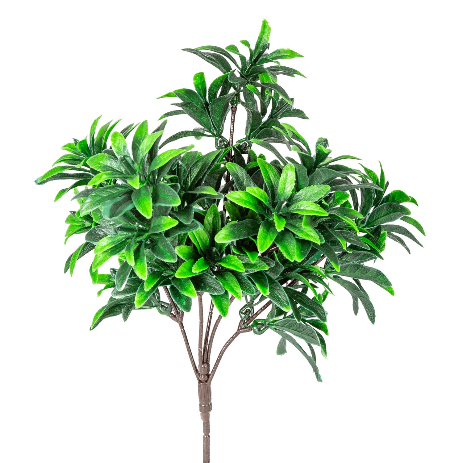 Yapay Şeflera Demet Yeşil 32 Cm. UV Korumalı - Dış Mekan Uyumlu