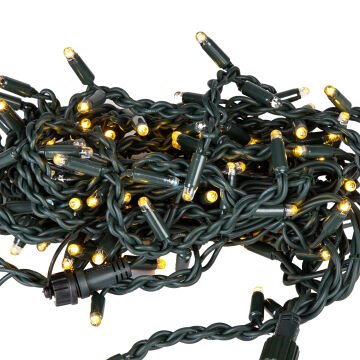 Aydınlatma Dış Mekan Saçak 2 Metre 144 Ledli Yeşil Kablo Eklenebilir Gün Işığı