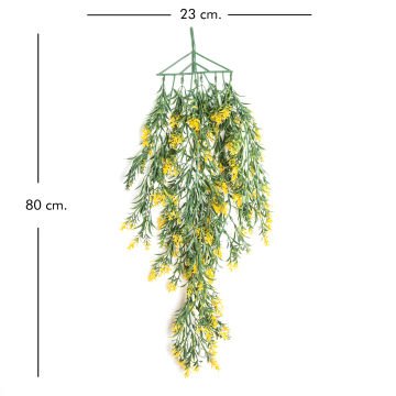 Yapay Sarmaşık Nergis Sarı 80 Cm. UV Korumalı - Dış Mekan Uyumlu