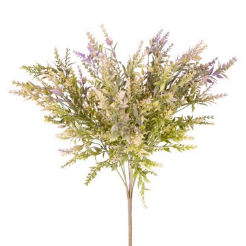 Yapay Çiçekli Bitki Mor-Yeşil 55 Cm.