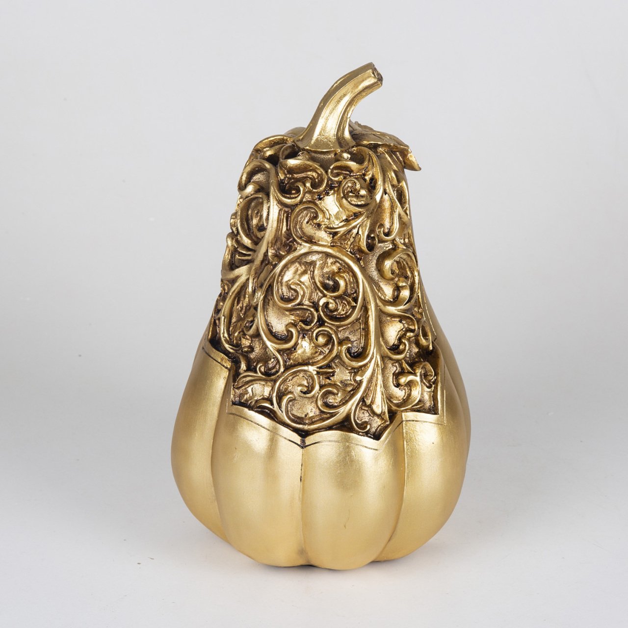 Veramaya Dekoratif Armut Şekilli Kabak Biblo Dore 35x22 Cm