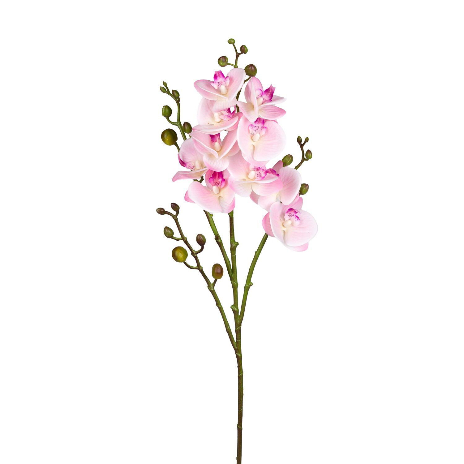 Yapay Çiçek Orkide Gerçek Dokulu Pembe 80 Cm.