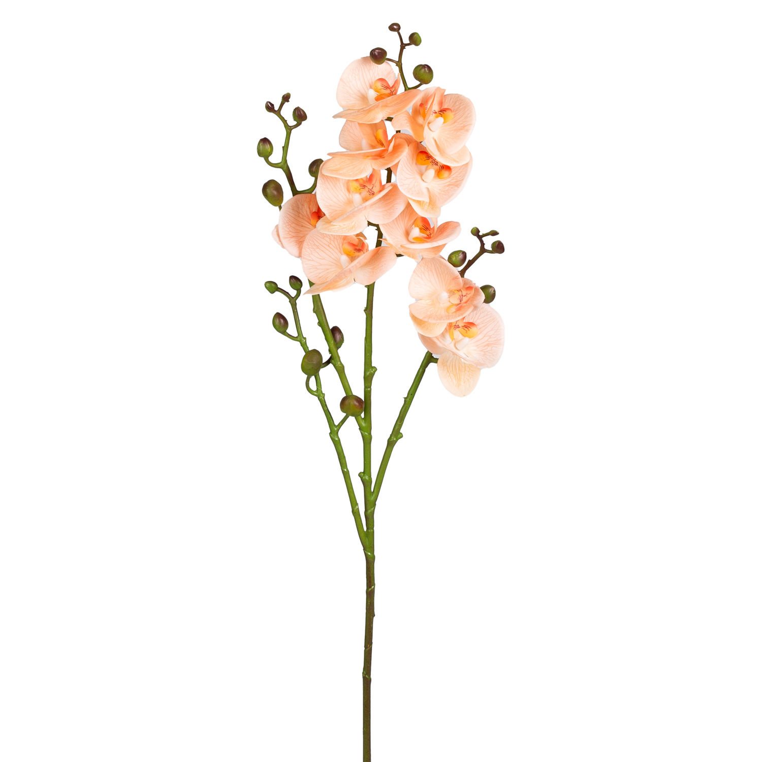 Yapay Çiçek Orkide Gerçek Dokulu Somon 80 Cm.