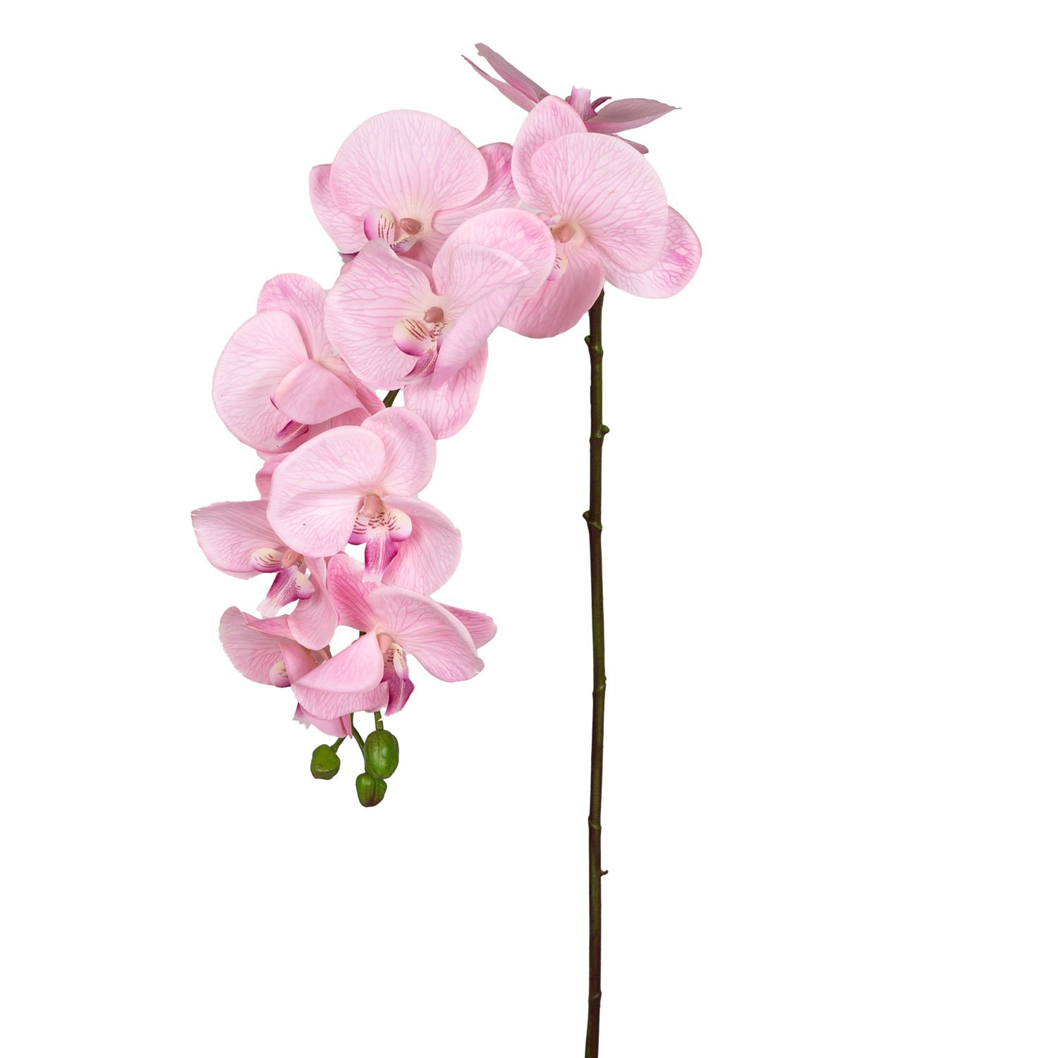 Yapay Çiçek Orkide Gerçek Dokulu Pembe 95 Cm.