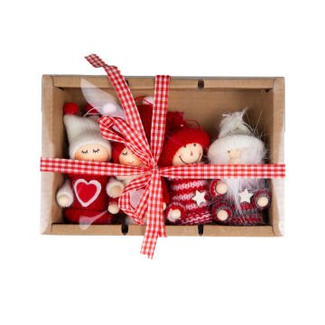 Yılbaşı Süsü, Figürler, Kutuda - 4'lü Paket