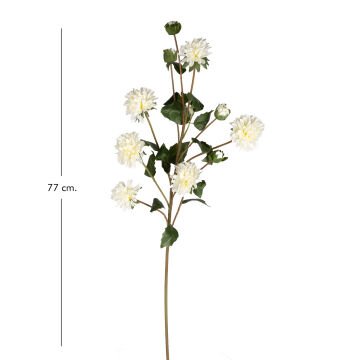 Yapay Çiçek Krizantem Beyaz 77 Cm.