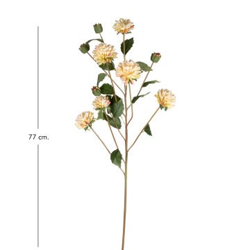 Yapay Çiçek Krizantem Krem 77 Cm.
