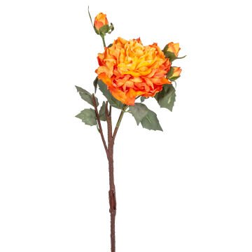Yapay Çiçek Şakayık Kurumuş Efektli Turuncu 60 Cm.