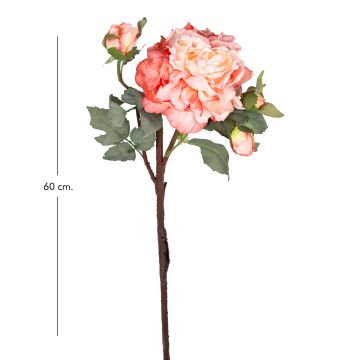 Yapay Çiçek Şakayık Kurumuş Efektli Nar Çiçeği 60 Cm.