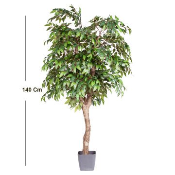 Yapay Smilax Ağacı Tek Gövde Yeşil 140 Cm.
