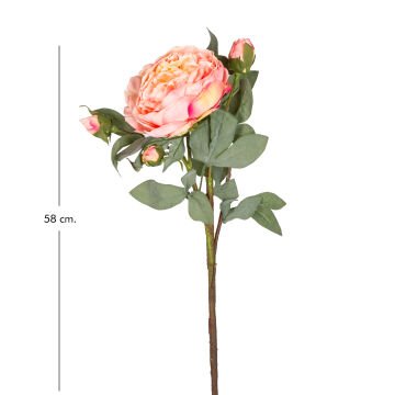 Yapay Çiçek Şakayık Dalı Somon 58 Cm.