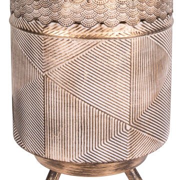 Metal Saksı Ayaklı 25,5x37 Cm.