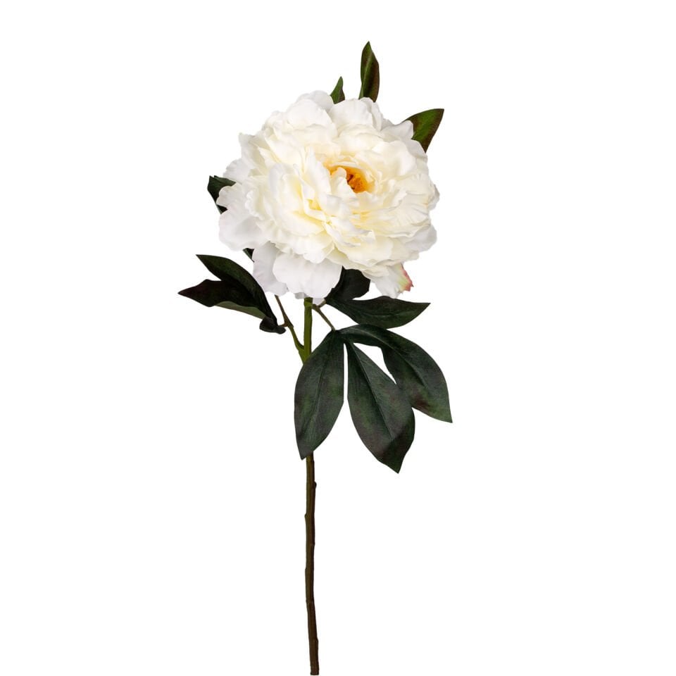 Yapay Çiçek, Şakayık, Beyaz - 65 cm