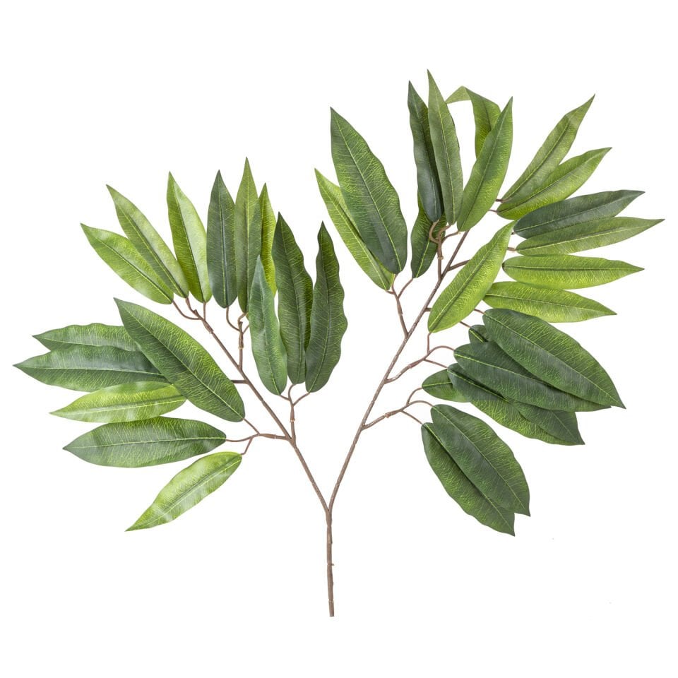 Yapay Mango Dalı, Yeşil - 60 cm