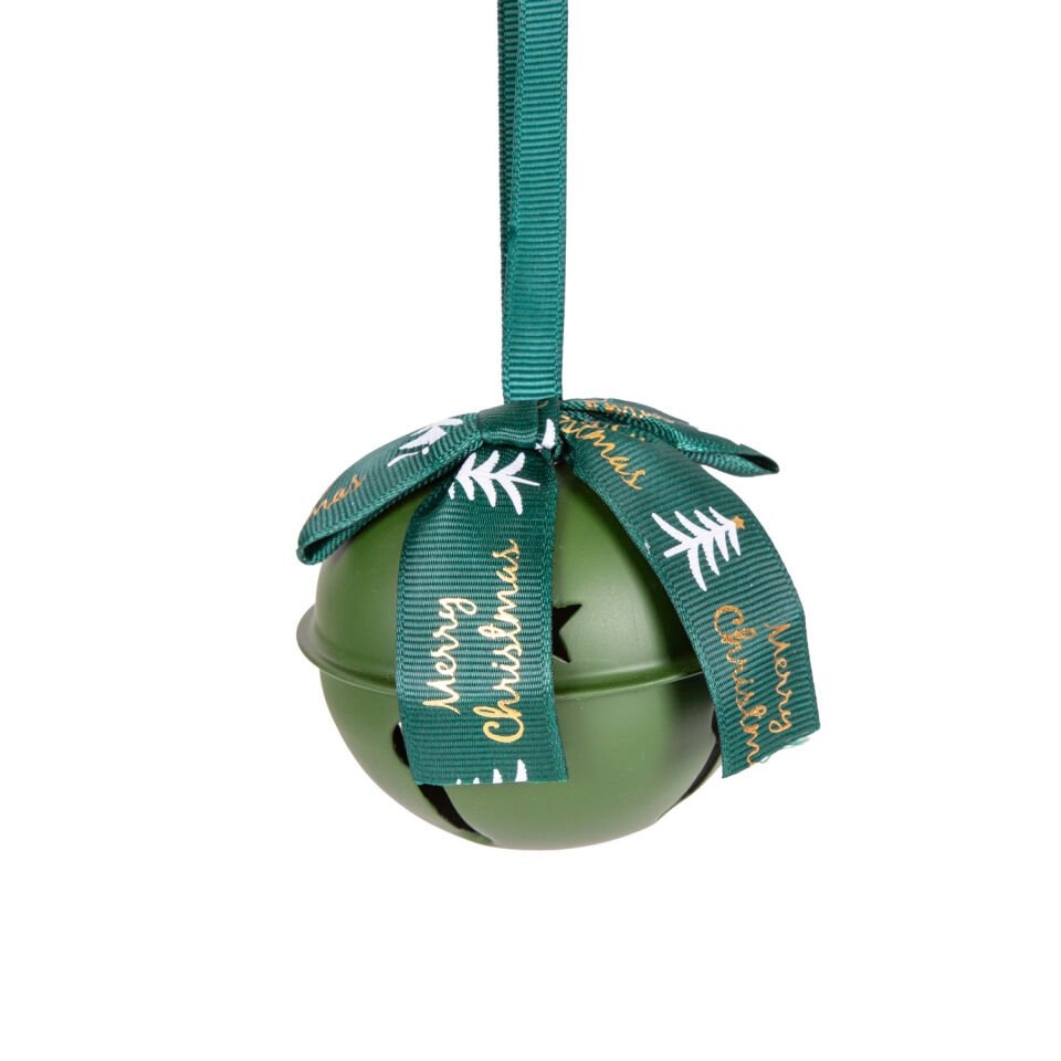 Yılbaşı Süsü, Yılbaşı Topu, Çanlı, Yeşil - 8 cm