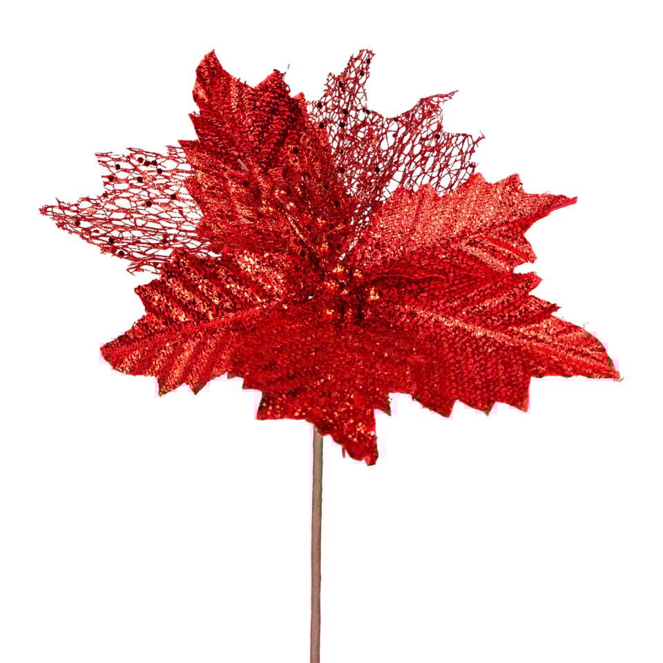 Yılbaşı Çiçeği, Kırmızı - 26 cm