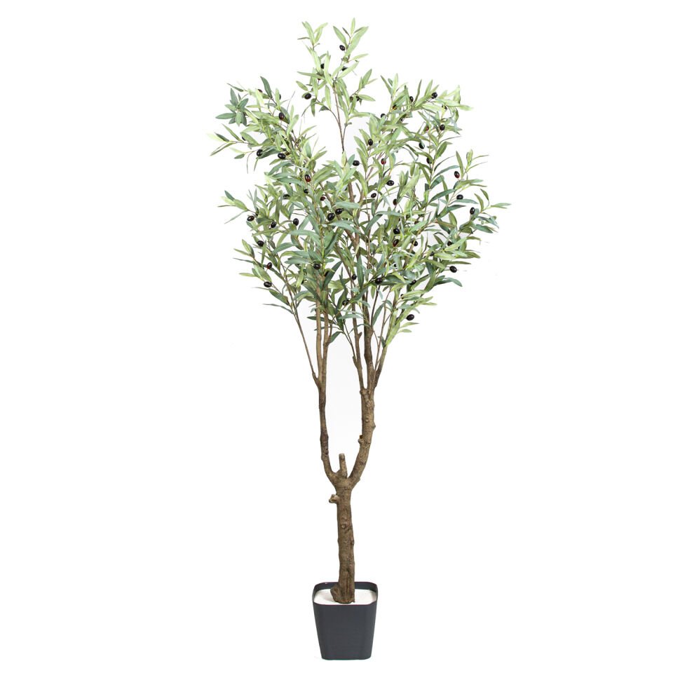 Yapay Zeytin Ağacı, Yeşil - 210 cm