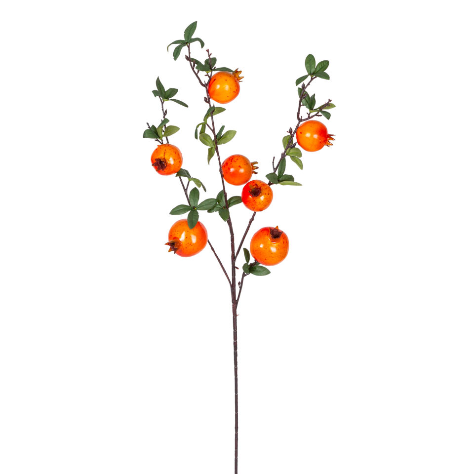 Yapay Nar Dalı Turuncu 80 Cm.