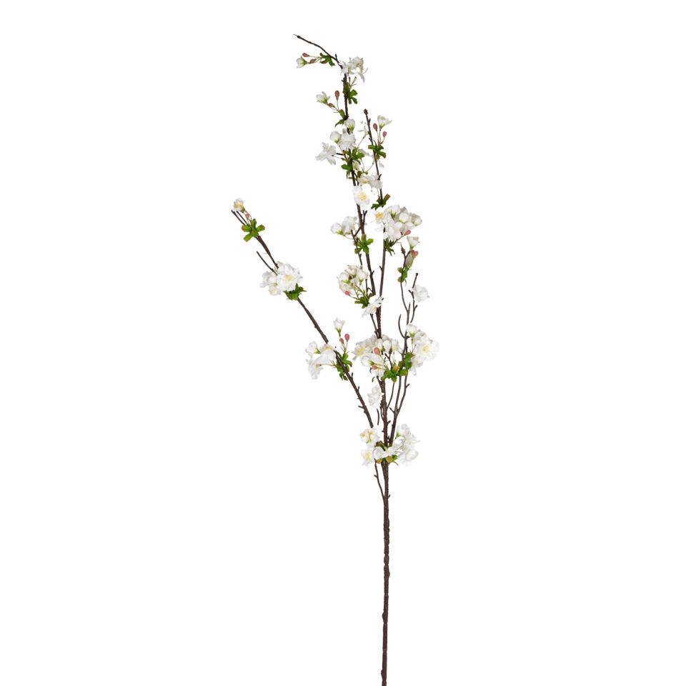 Yapay Bahar Dalı Kiraz Çiçeği Beyaz 130 Cm.