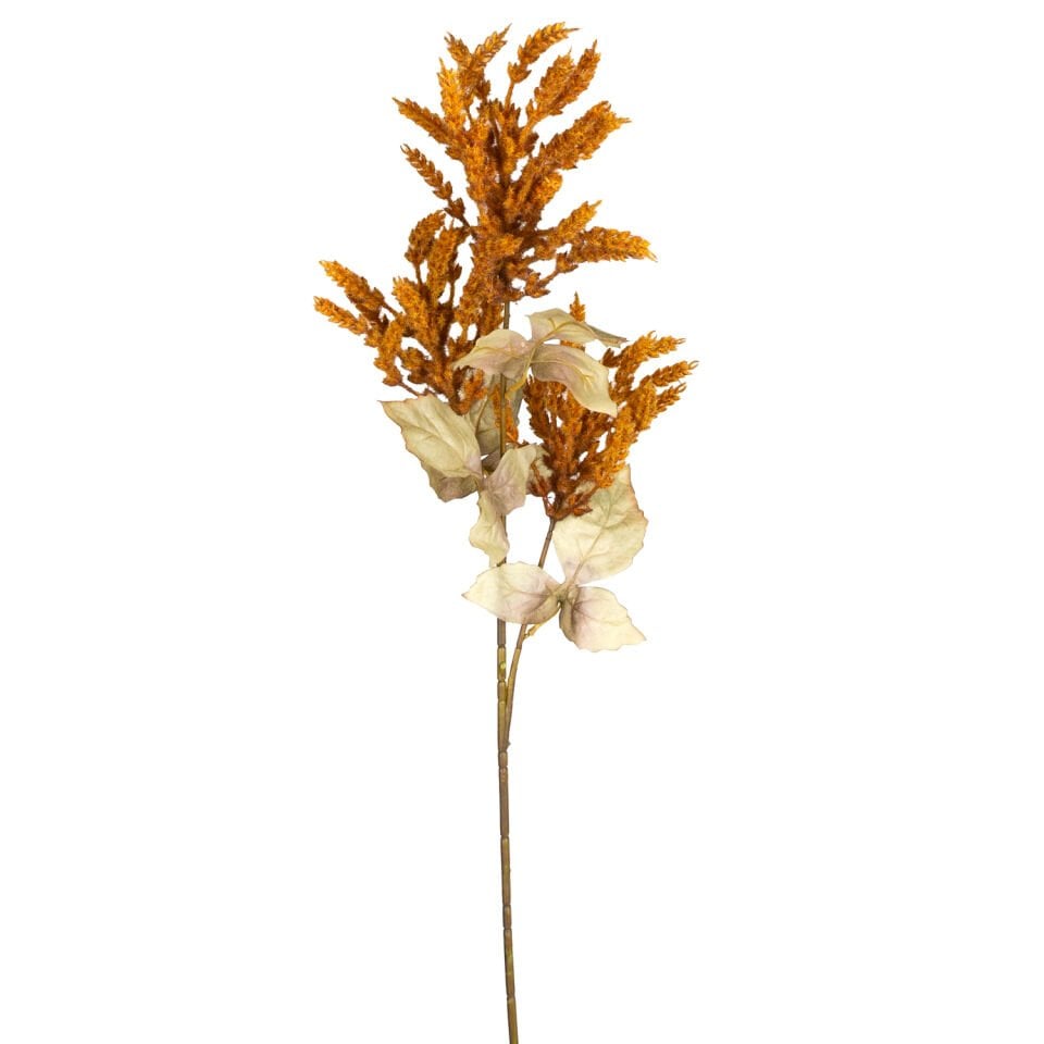 Yapay Çiçekli Bitki, Pampas, Hardal - 90 cm