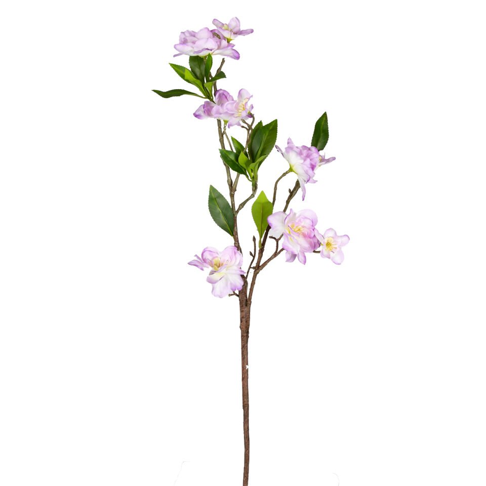 Yapay Çiçek, Kiraz Çiçeği, Lila - 70 cm