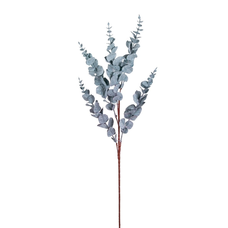 Yapay Çiçek, Okaliptus, Mavi - 90 cm