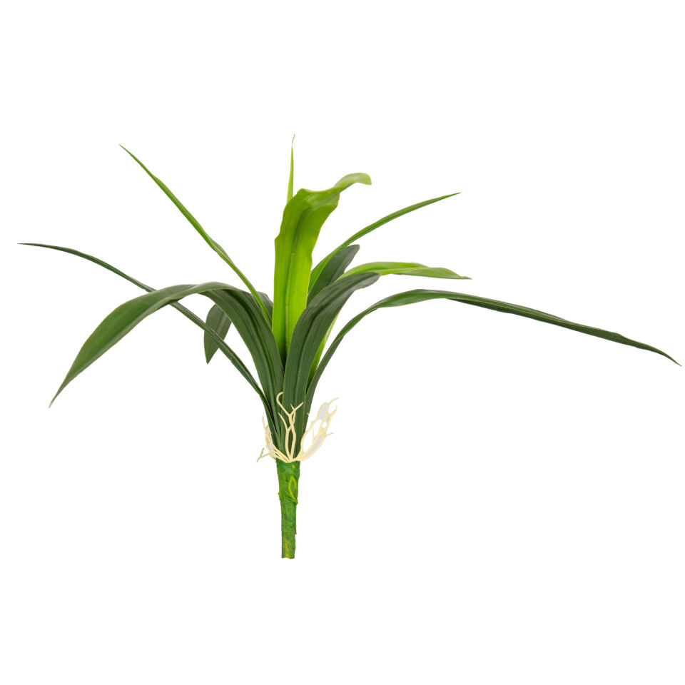 Yapay Çiçek, Orkide Yaprağı, Yeşil - 40 cm