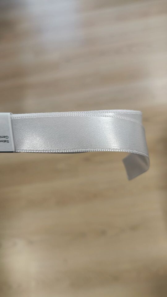 Kurdele, Saten, Beyaz - Uzunluk 10 mt, Genişlik 2 cm