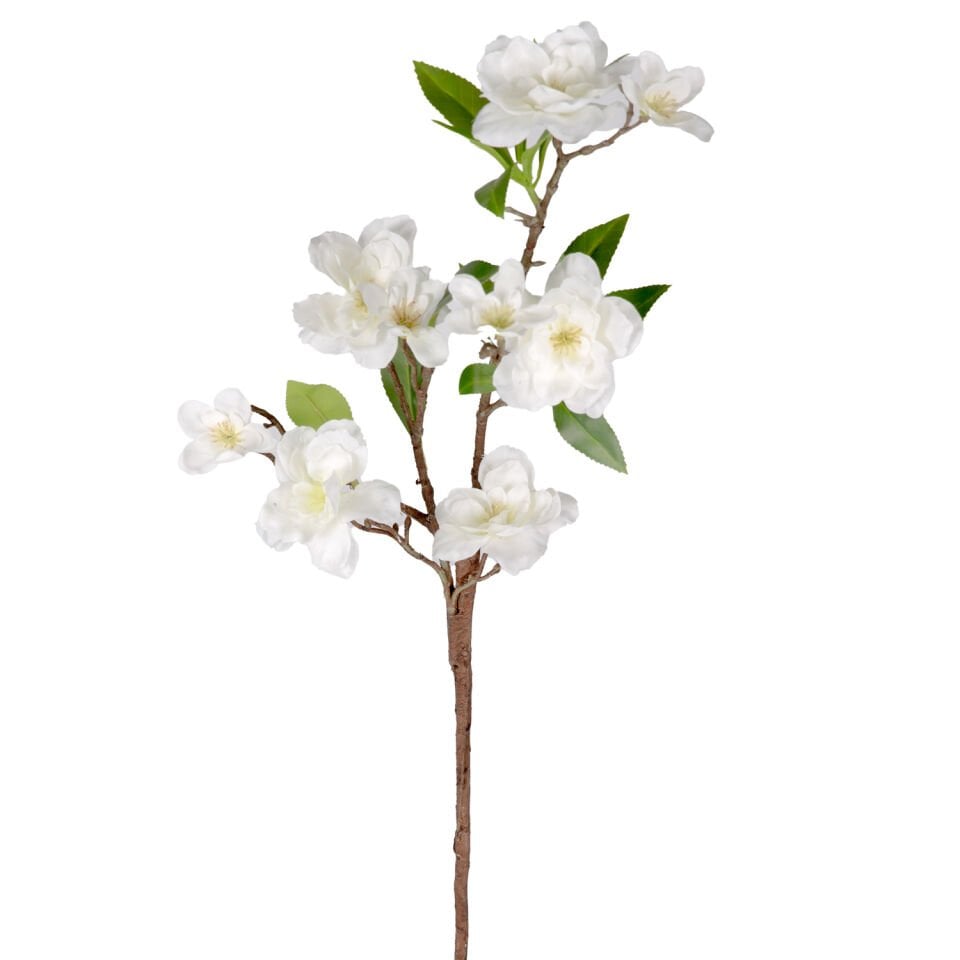Yapay Çiçek, Kiraz Çiçeği, Beyaz - 70 cm