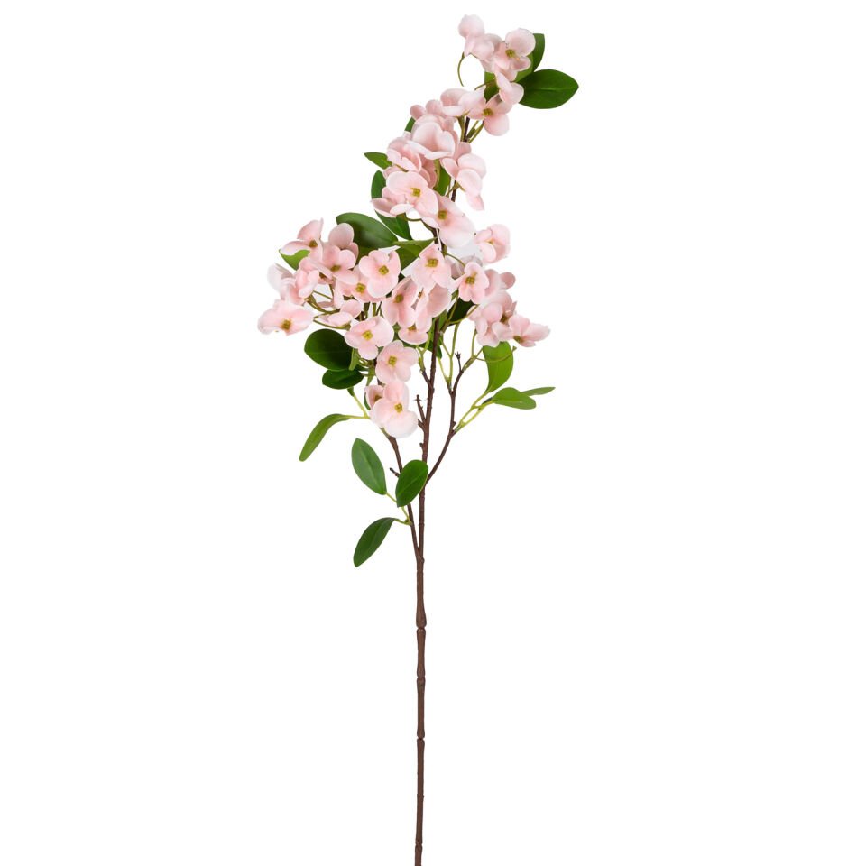 Yapay Sütleğen Çiçek, Soft Pembe - Islak Dokulu, 77 cm