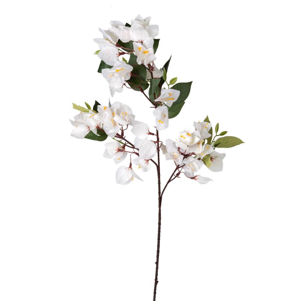 Yapay Çiçek, Begonvil, Beyaz - 75 cm