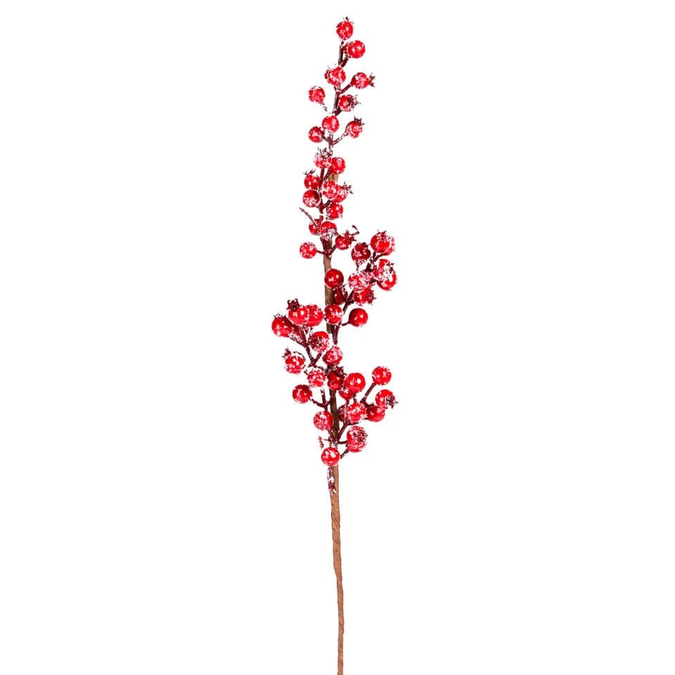 Yılbaşı Süsü, Pike Berry Kokina, Kırmızı - 68 cm