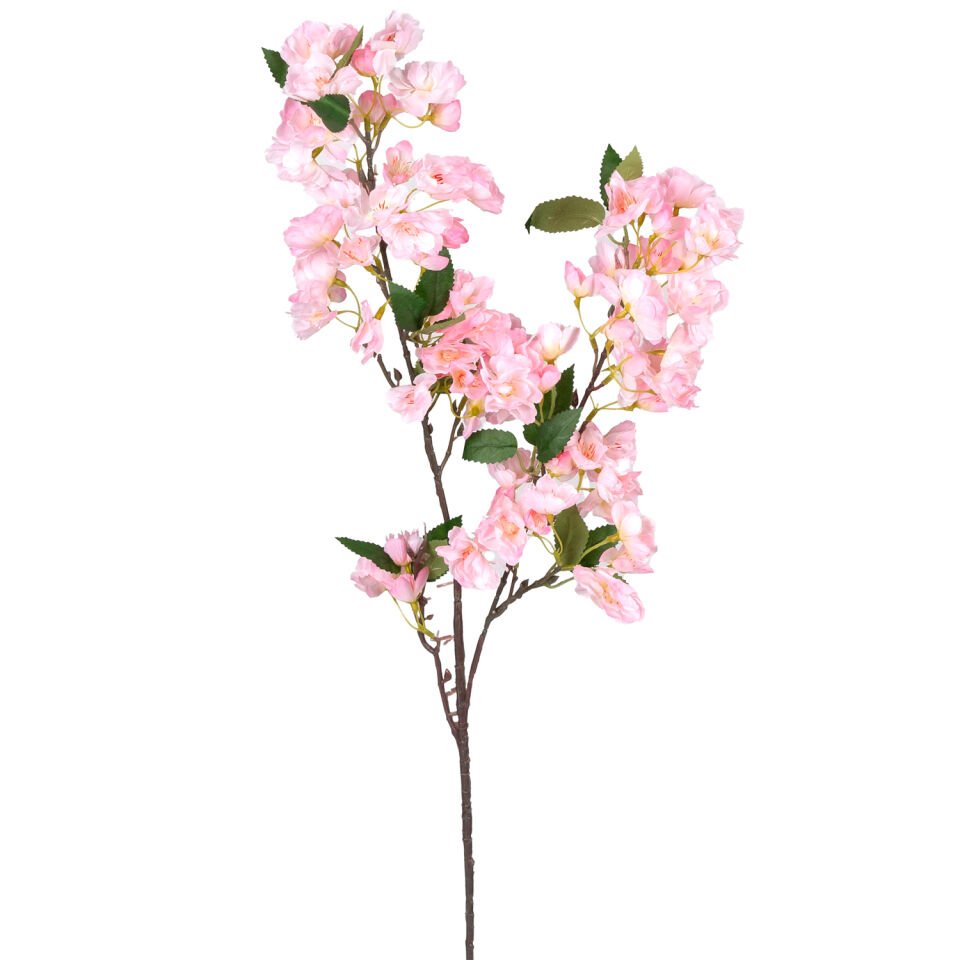 Yapay Bahar Dalı, Kiraz Çiçeği, Pembe - 90 cm