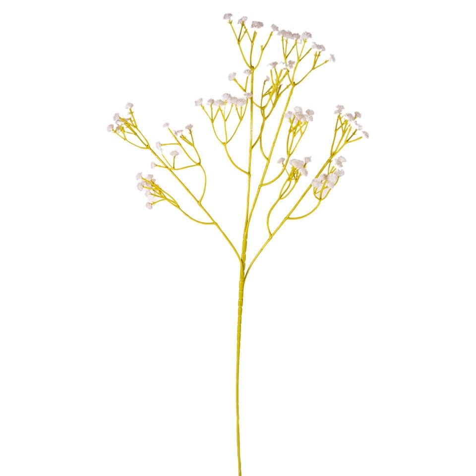 Yapay Çiçek, Cipso Gypso, Beyaz - 63 cm