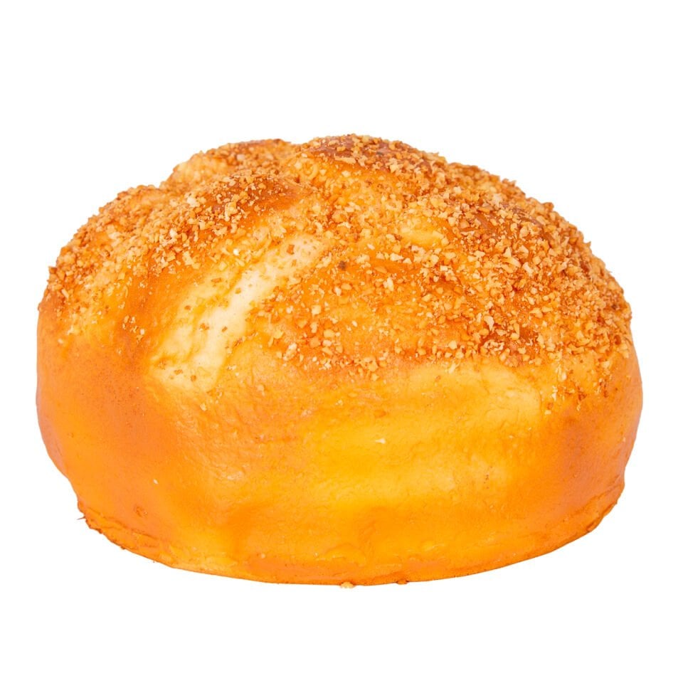 Yapay Ekmek, Yuvarlak, Kahverengi - 14x8 cm