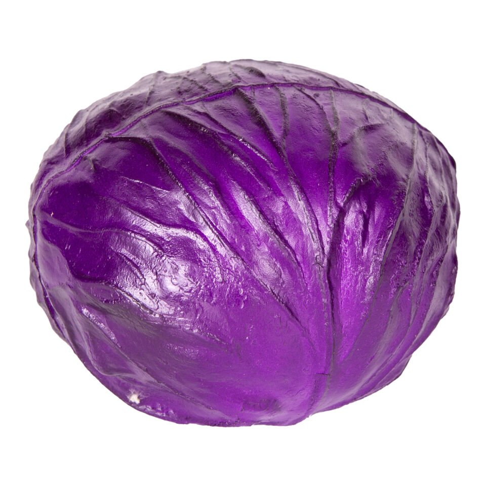 Yapay Lahana, Mor - 14x10 cm