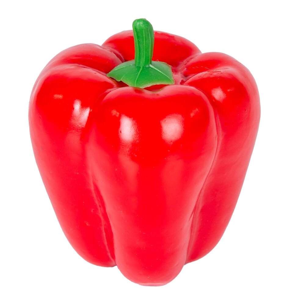 Yapay Dolma Biber, Kırmızı - 8x9 cm