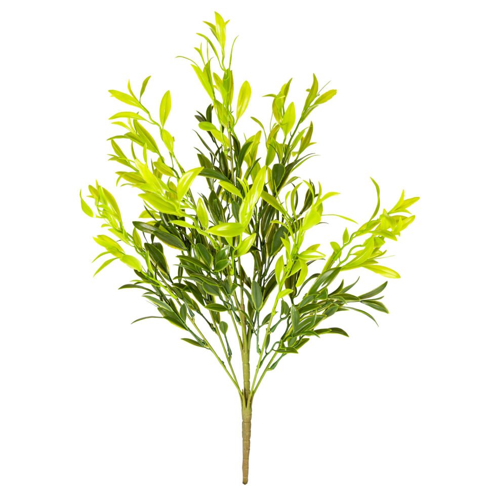 Yapay Çay Demeti, Açık Yeşil - 55 cm