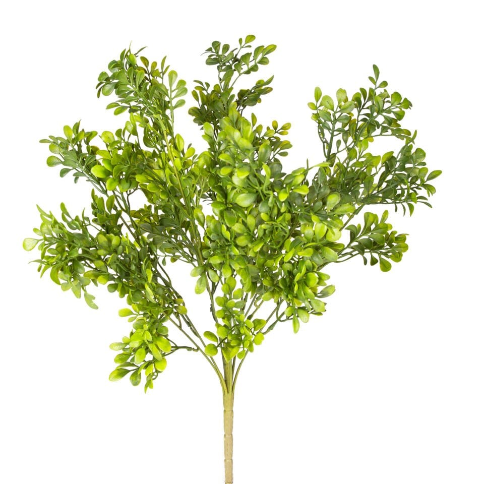 Yapay Bitki, Şimşir Demet, Koyu Yeşil - 55 cm