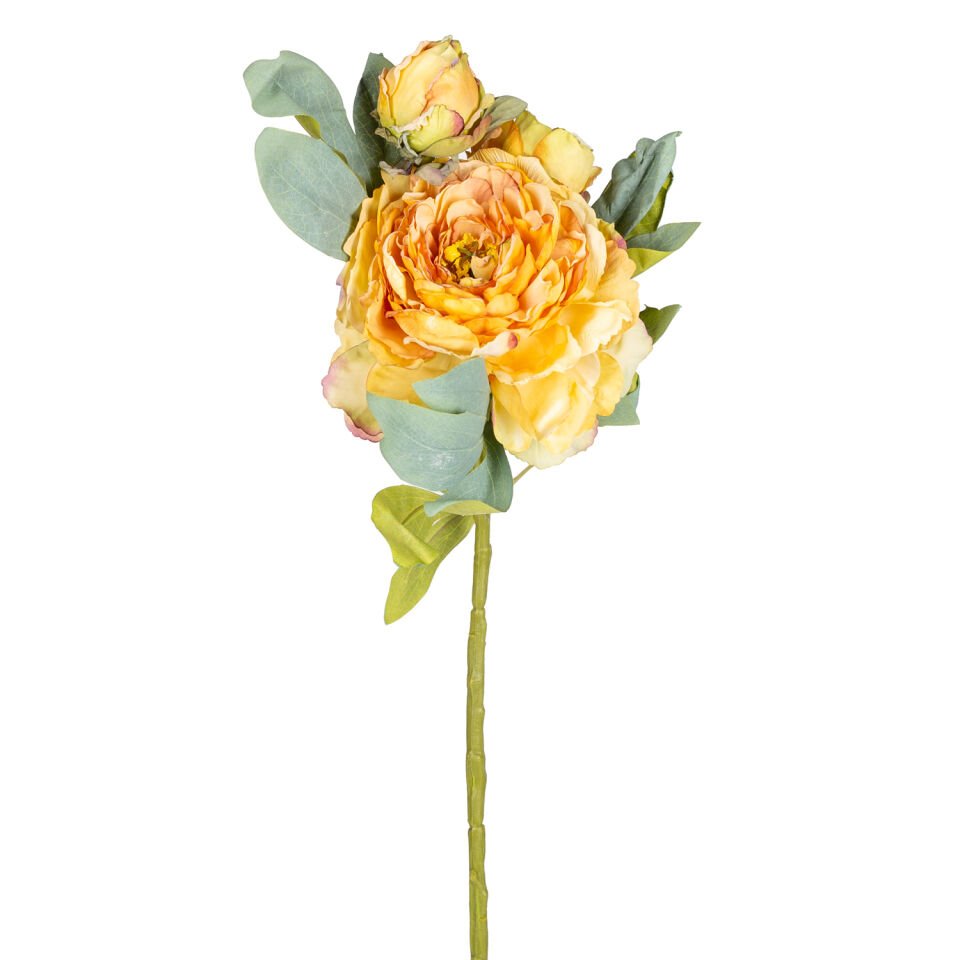 Yapay Çiçek, Şakayık, Hardal - 62 cm