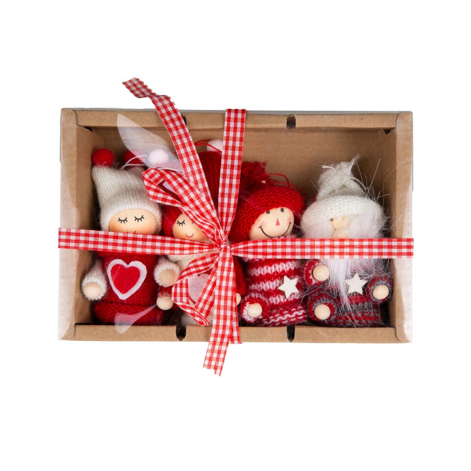 Yılbaşı Süsü, Figürler, Kutuda - 4'lü Paket