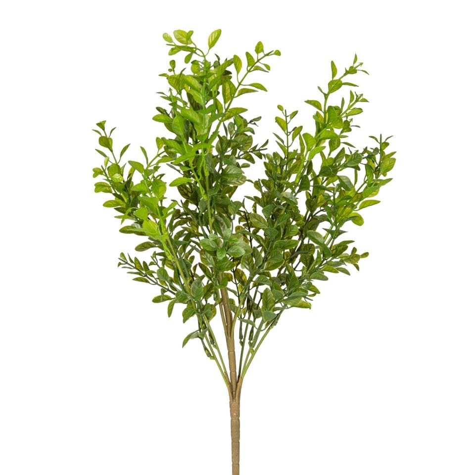 Yapay Bitki, Şimşir Demet, Koyu Yeşil - 55 cm