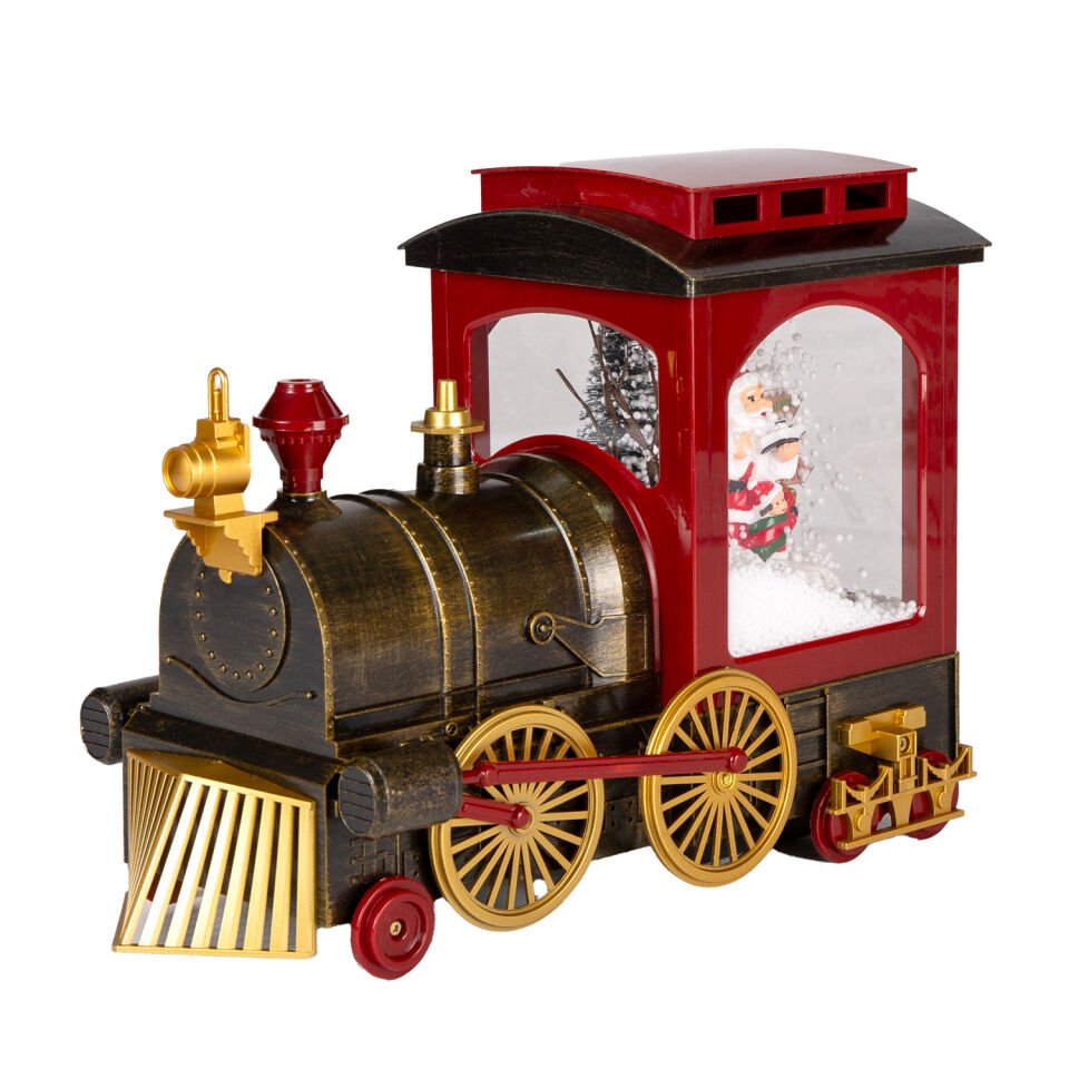 Yılbaşı Süsü, Tren - Müzikli, Sesli, 31x24x15 cm
