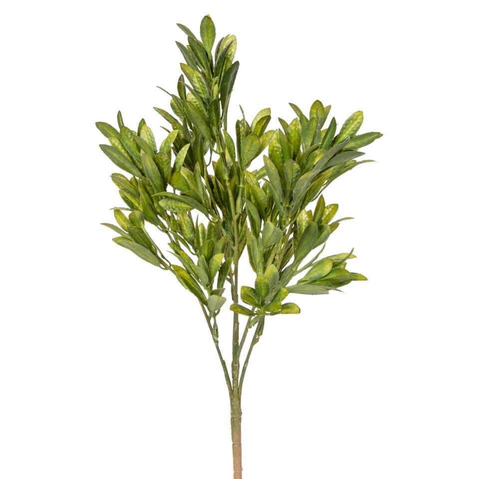 Yapay Bitki Demeti, Şimşir, Koyu Yeşil - 40 cm